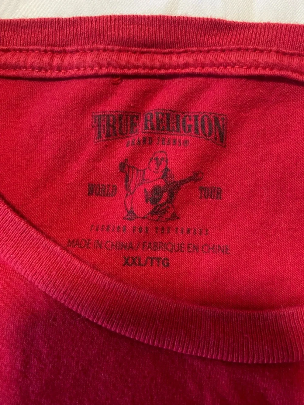 True Religion Red Graphic Crewneck T-Shirto XXL